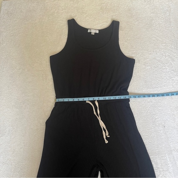 Spiritual Gangster Ballet Rib Wide Leg Perfect Sleeveless Jumpsuit Women's M - Picture 11 of 12